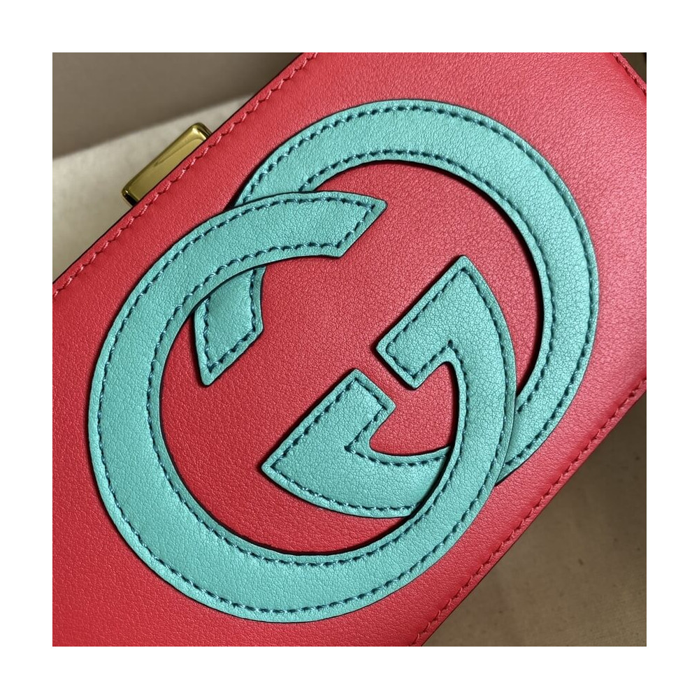 Gucci Interlocking G Mini Bag in Red Leather