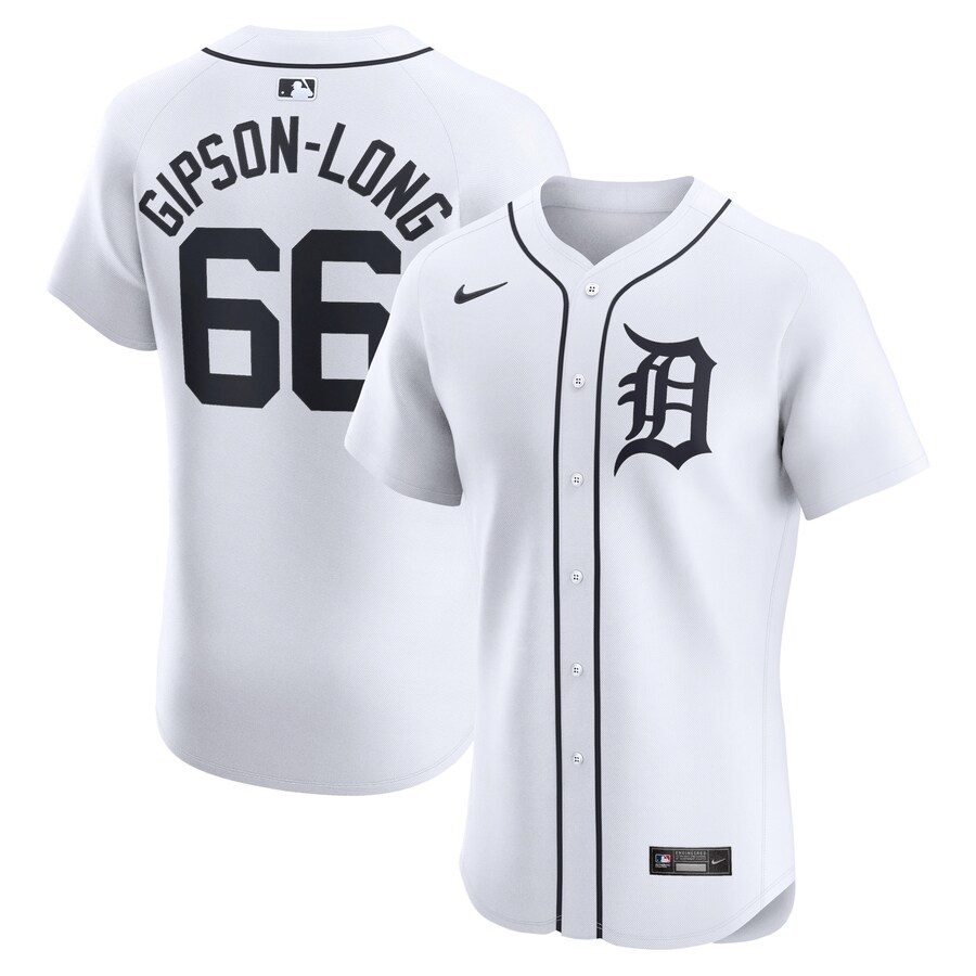Sawyer Gipson-Long Detroit Tigers Home Elite Player Jersey White