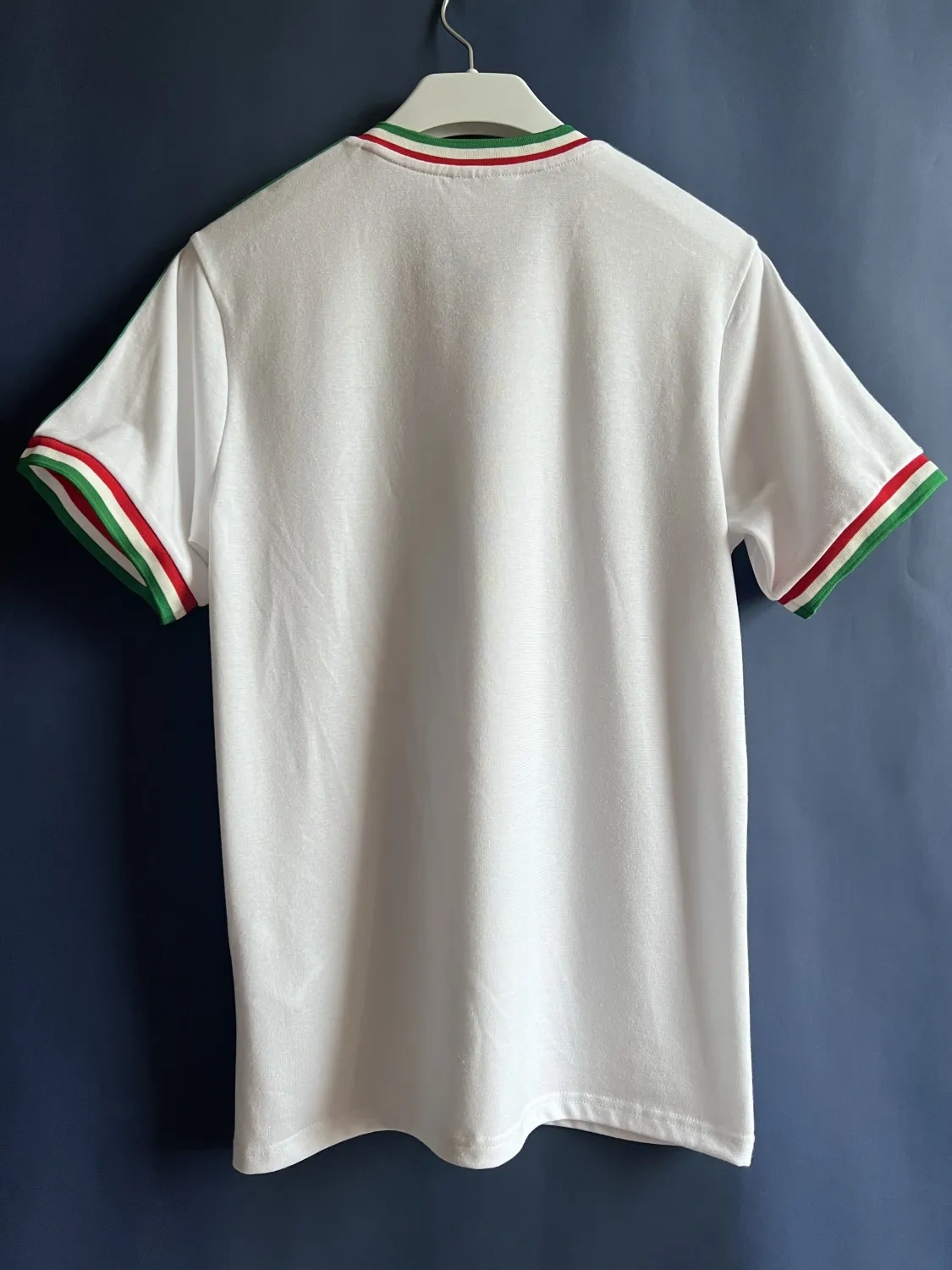 Retro 1984-85 Mexico White football jersey Retro