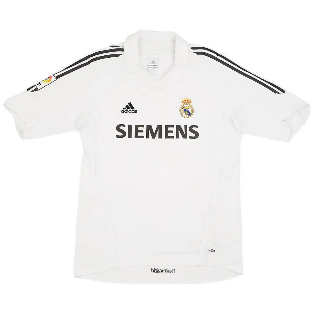 Beckham #23 Real Madrid 2005/06 Home Retro Football Jersey