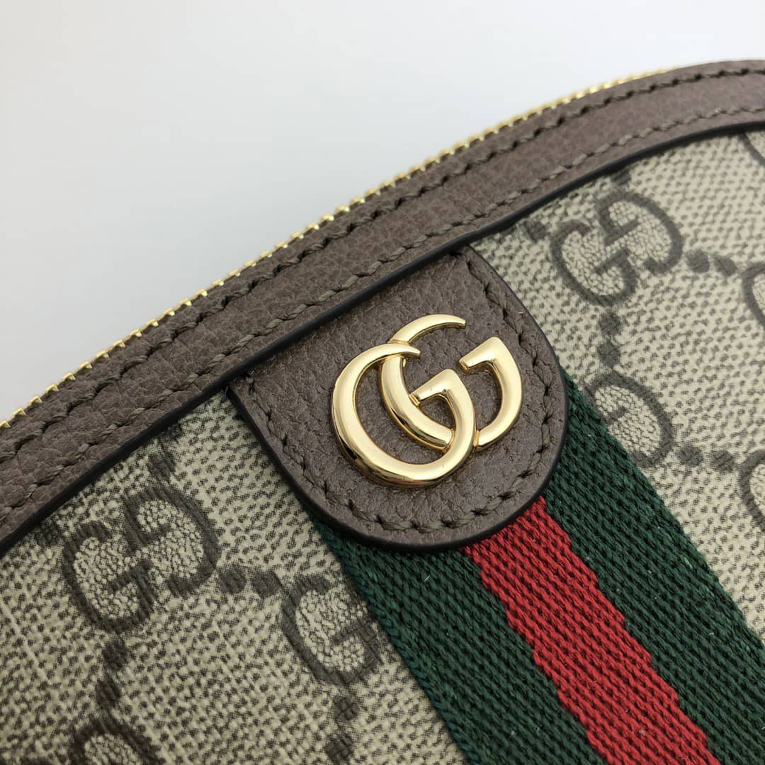 Gucci Ophidia Gg Cosmetic Pouch Brown