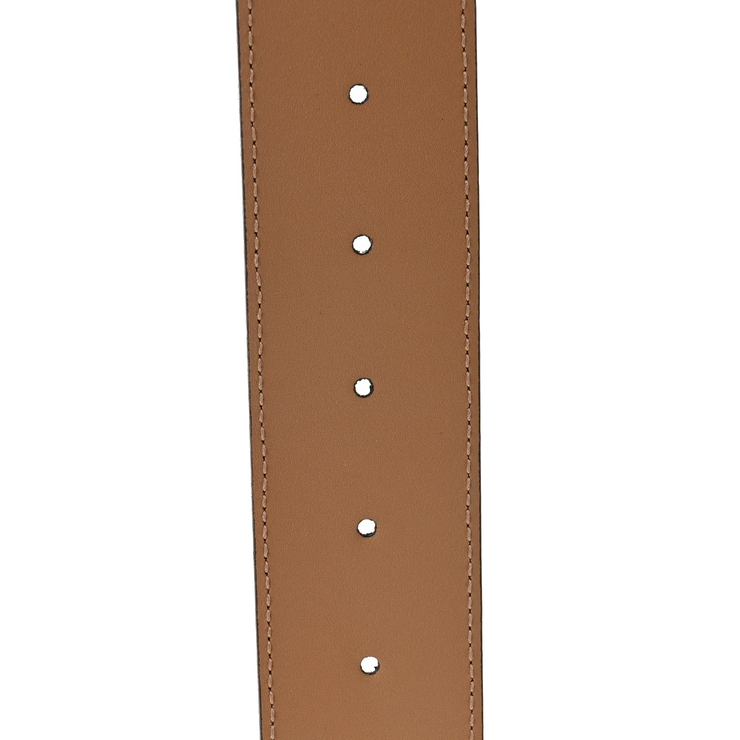 GG Supreme Monogram Plutone Calfskin Enamel Double G 40mm Belt 85 34 Beige Ebony Camelia