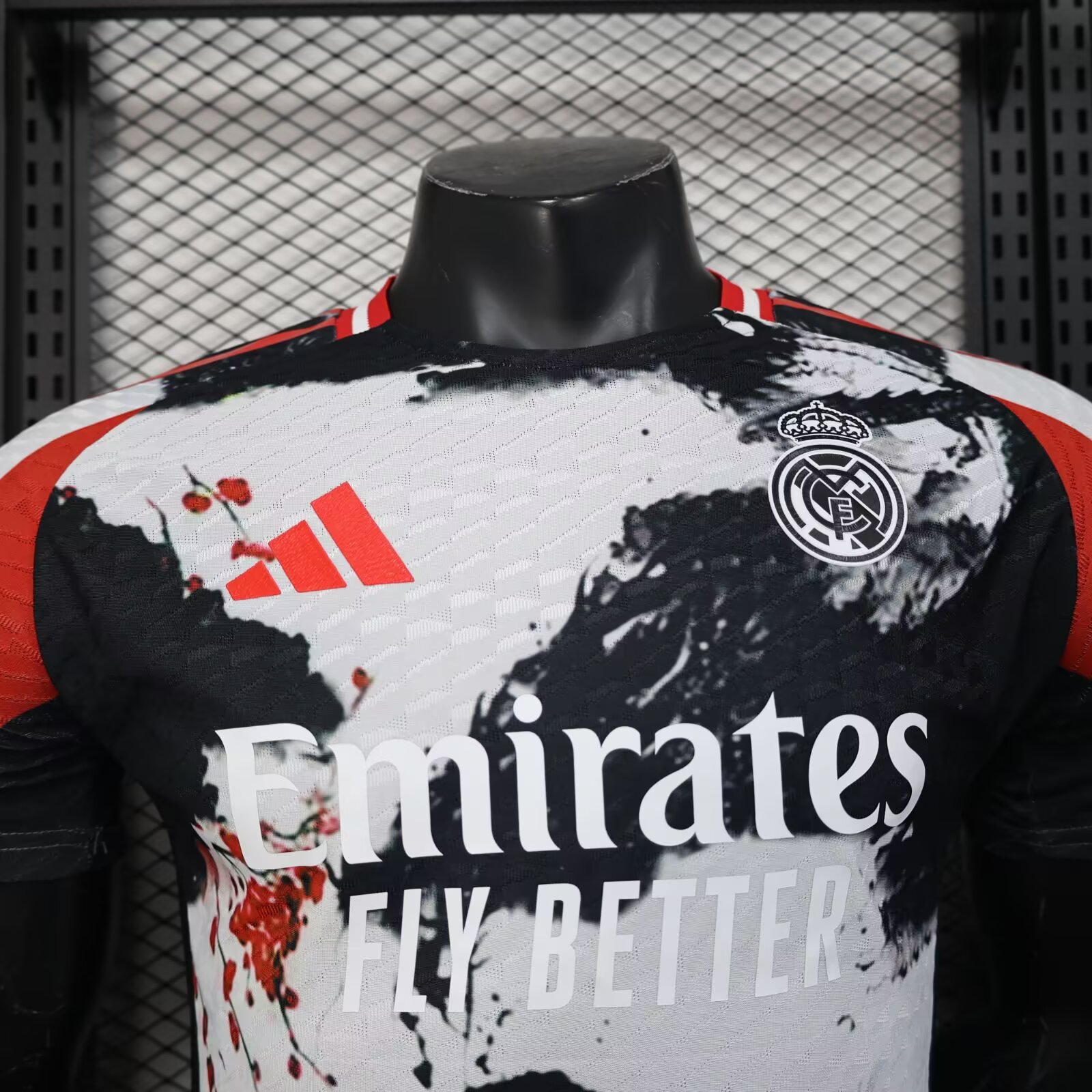 2025/2026 Player Version Real Madrid Special Edition Plum Flower Football Shirt 1:1 Thai Quality