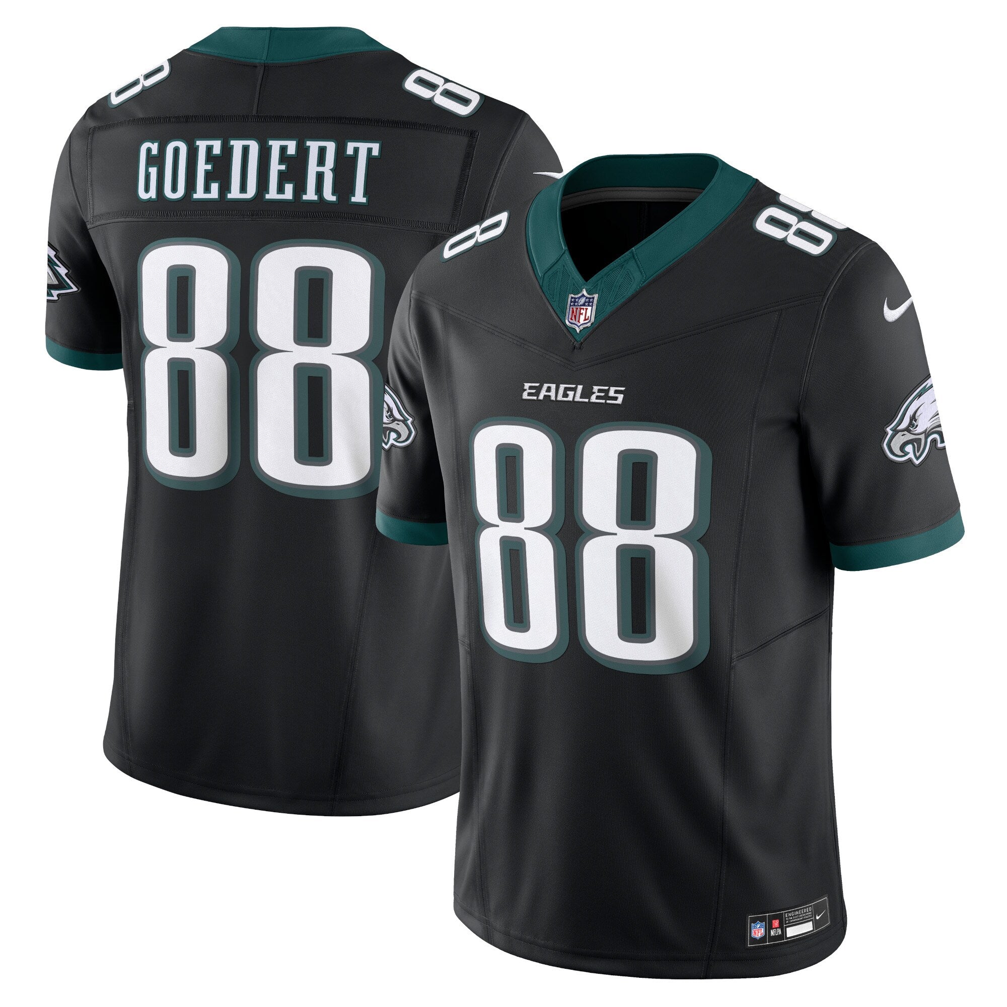 Dallas Goedert Philadelphia Eagles Nike Alternate Vapor F.U.S.E. Limited Jersey - Black