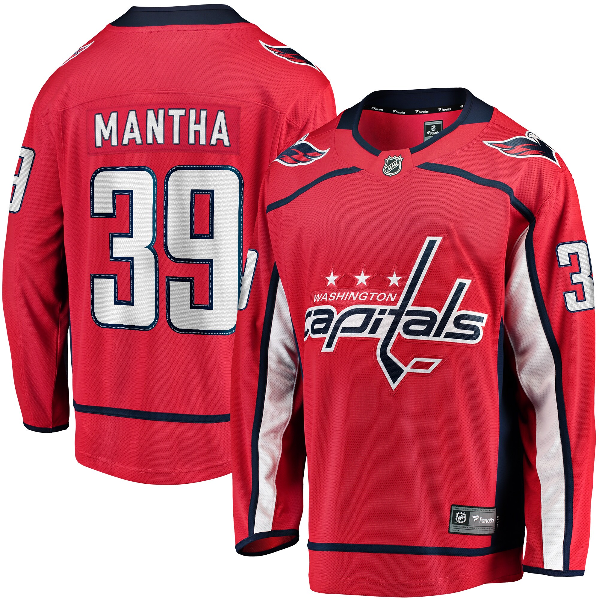 Anthony Mantha Washington Capitals Fanatics Home Breakaway Replica Jersey – Red