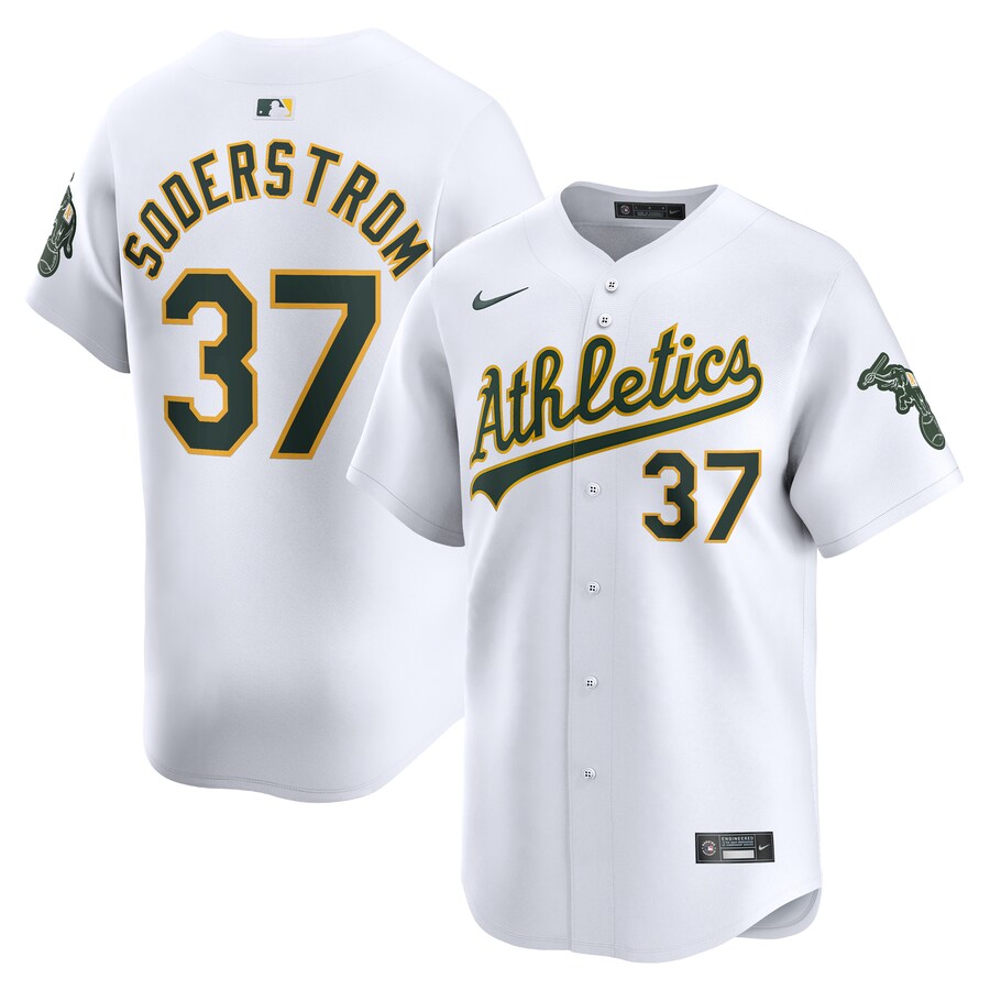 Tyler Soderstrom Oakland Athletics Home Limited Player Jersey White