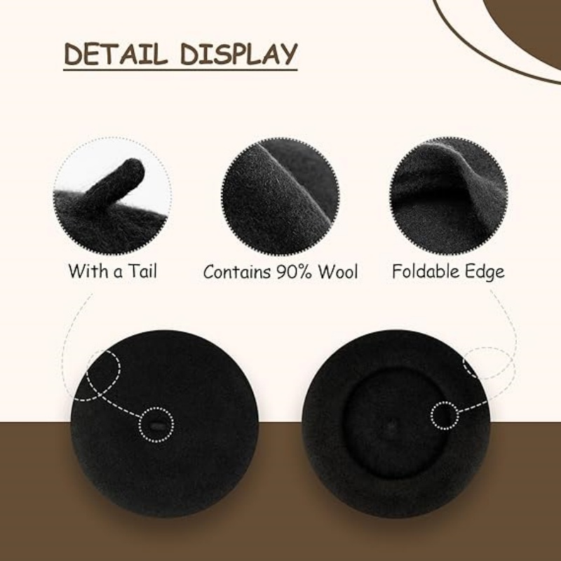 French Style Wool Beret