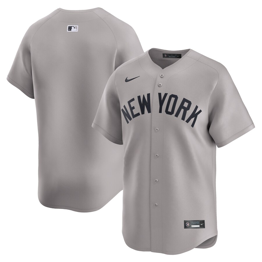 New York Yankees Away Limited Jersey Gray