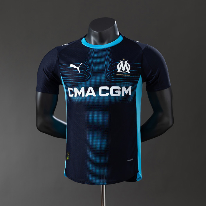 2025/2026 Ligue 1 Marseille Team Away Football Jersey Player Version