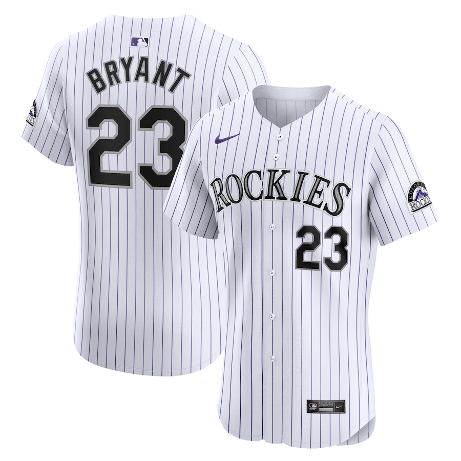 Kris Bryant Colorado Rockies Home Elite Jersey White