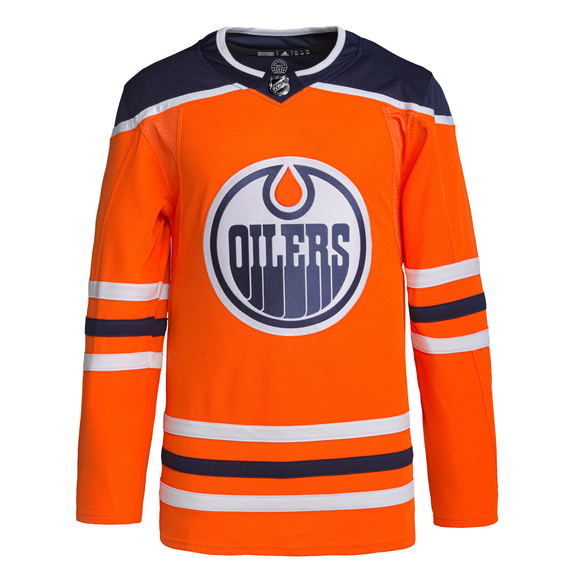 Edmonton Oilers adidas Men’s Home Authentic Jersey – Orange