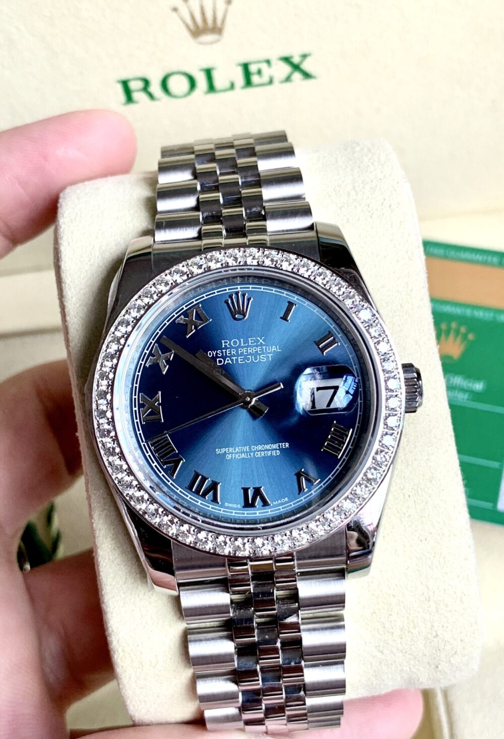 [Superclone] Rolex Datejust 36mm Blue Dial Jubilee 126284RBR