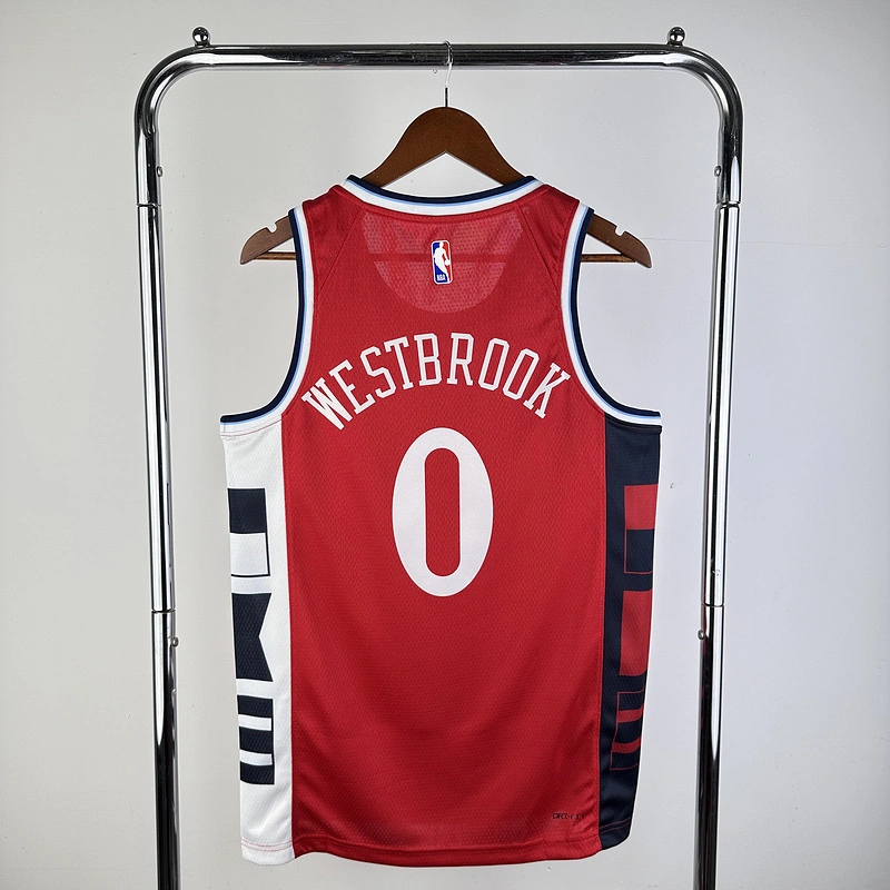 2025 NBA LA Clippers 0 WESTBROOK Basketball Jersey