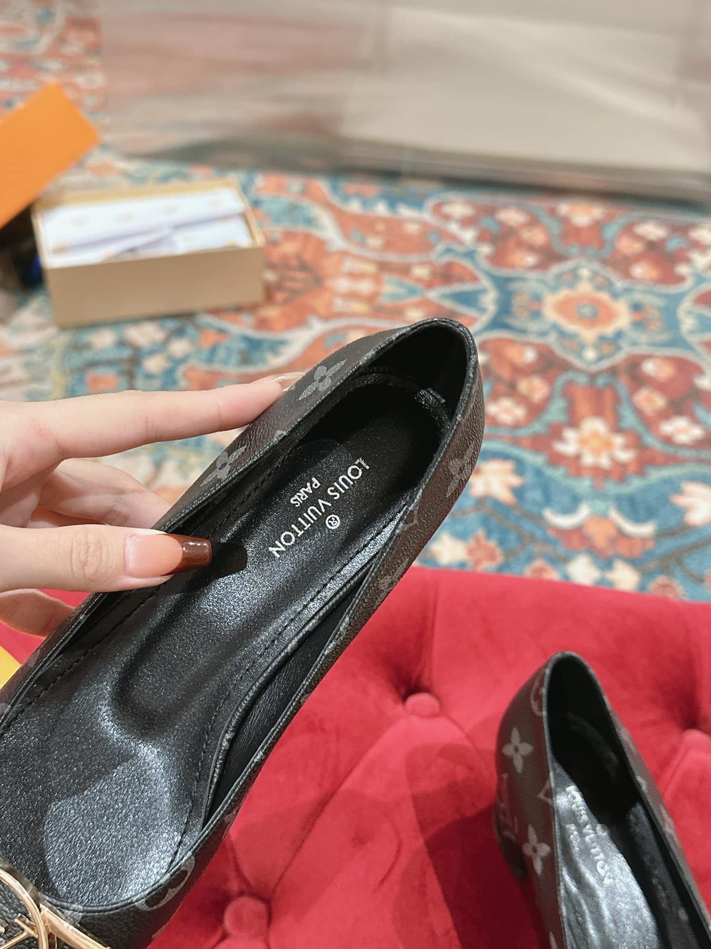 Louis Vuitton Madeleine Pumps Monogram Black