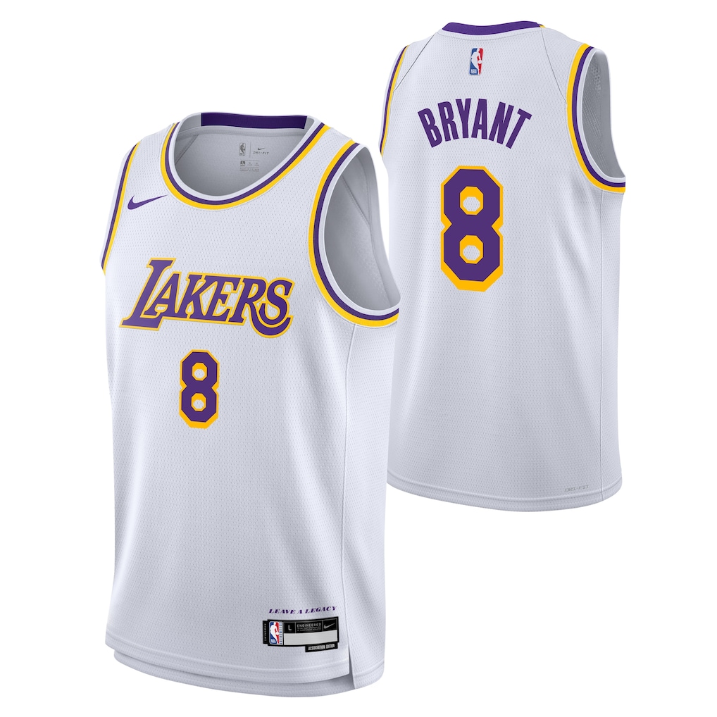 Los Angeles Lakers Association Swingman Jersey - Kobe Bryant 8 - Youth