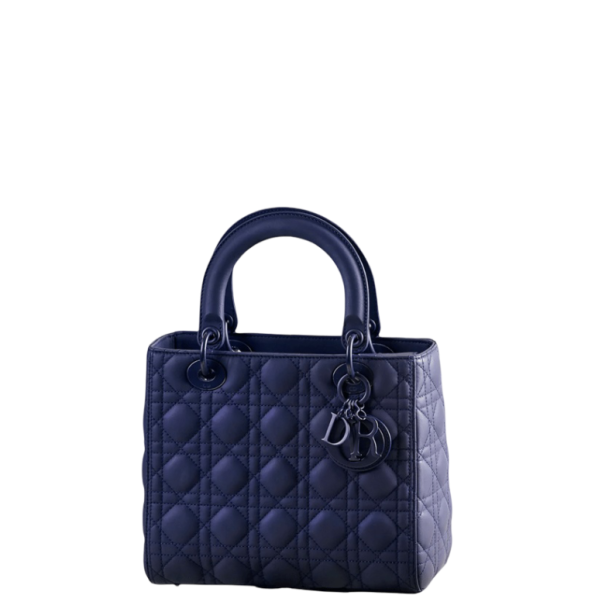 DIOR LADY MY ABC BLUSH BAG DARK DENIM BLUE 20CM M0565ILOI_M85B
