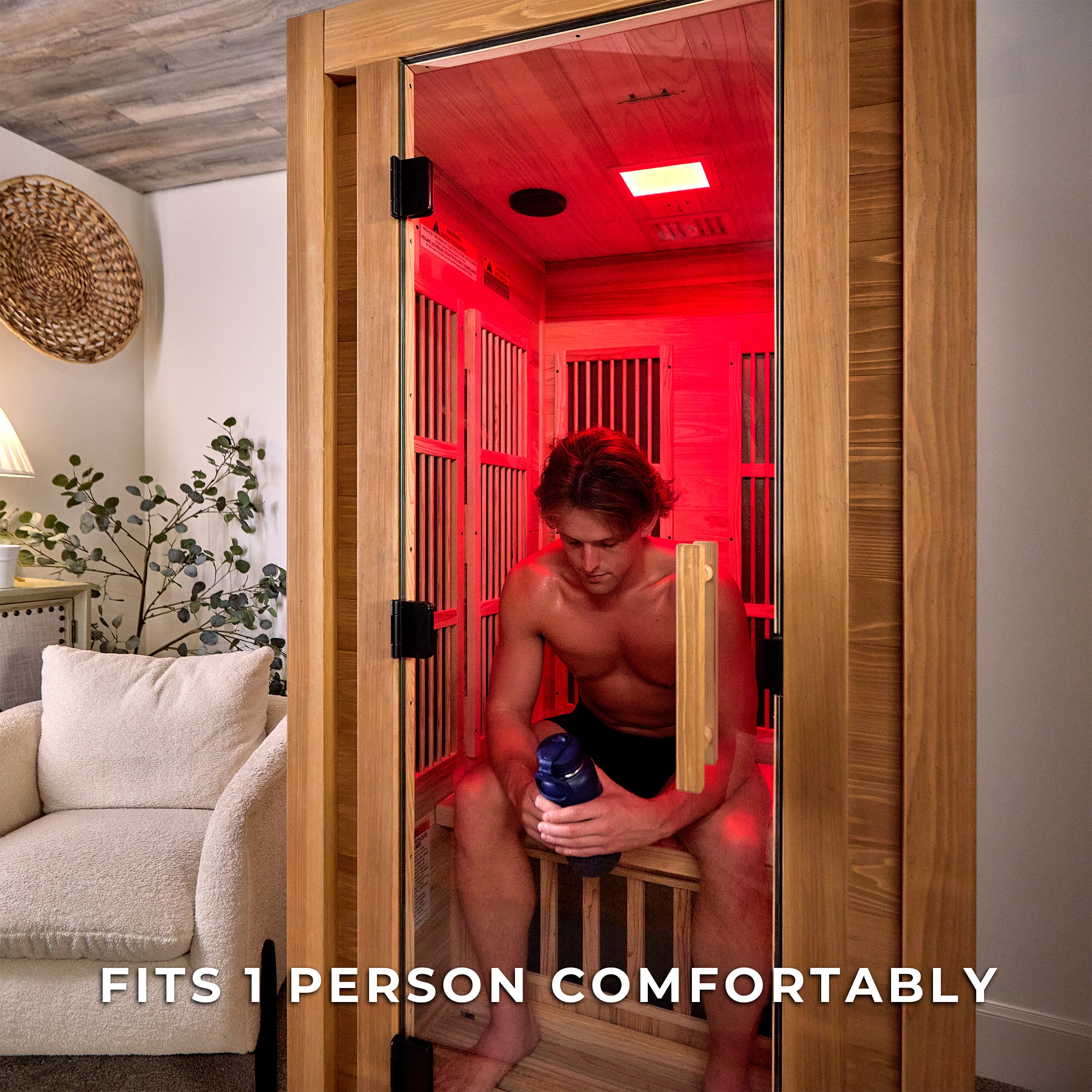 Rylan Indoor Infrared Sauna �?1 Person