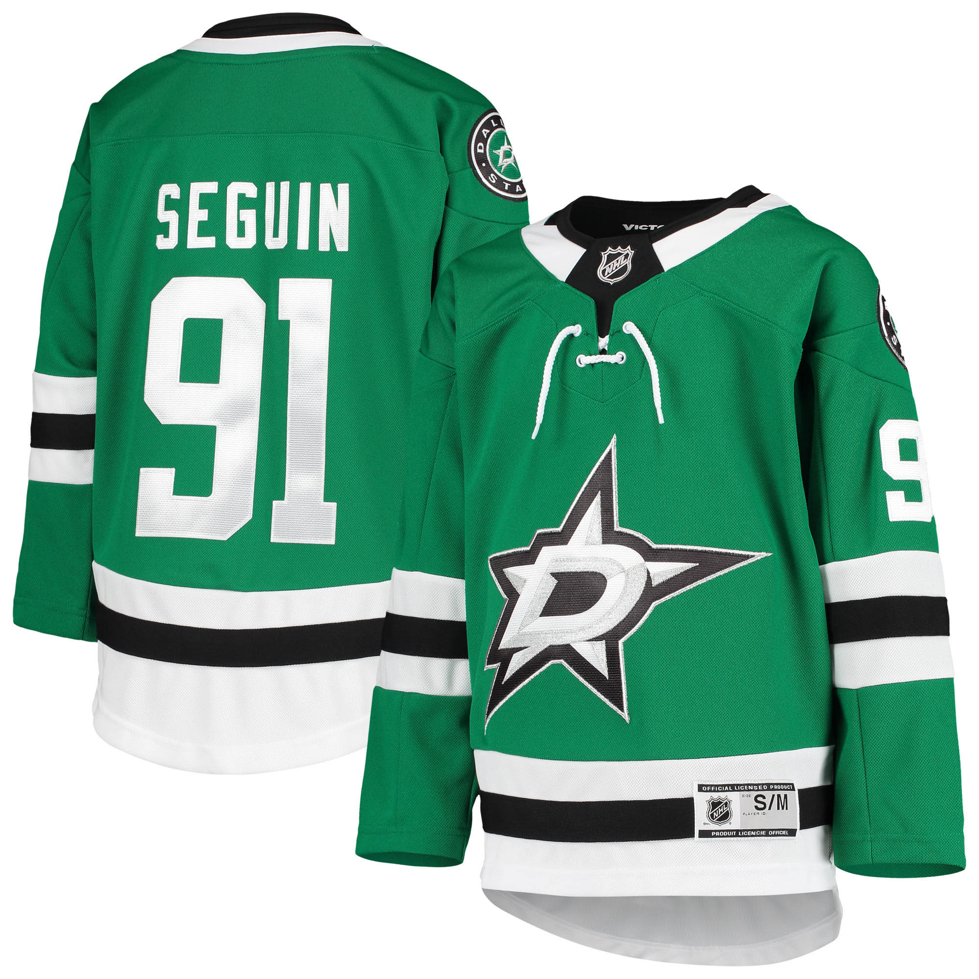 Tyler Seguin Dallas Stars Youth Home Premier Player Jersey – Kelly Green