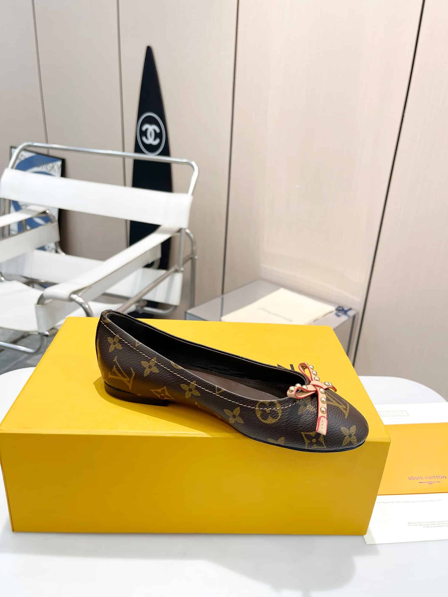 Louis Vuitton Nina Doll Shoes Monogram Canvas