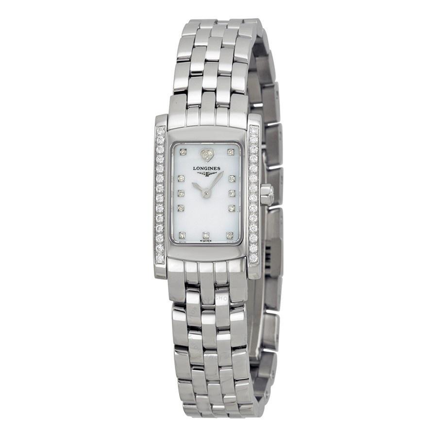 【Super Clone】Longines Women's L51580926 Dolce Vita Diamond Stainless Steel Watch