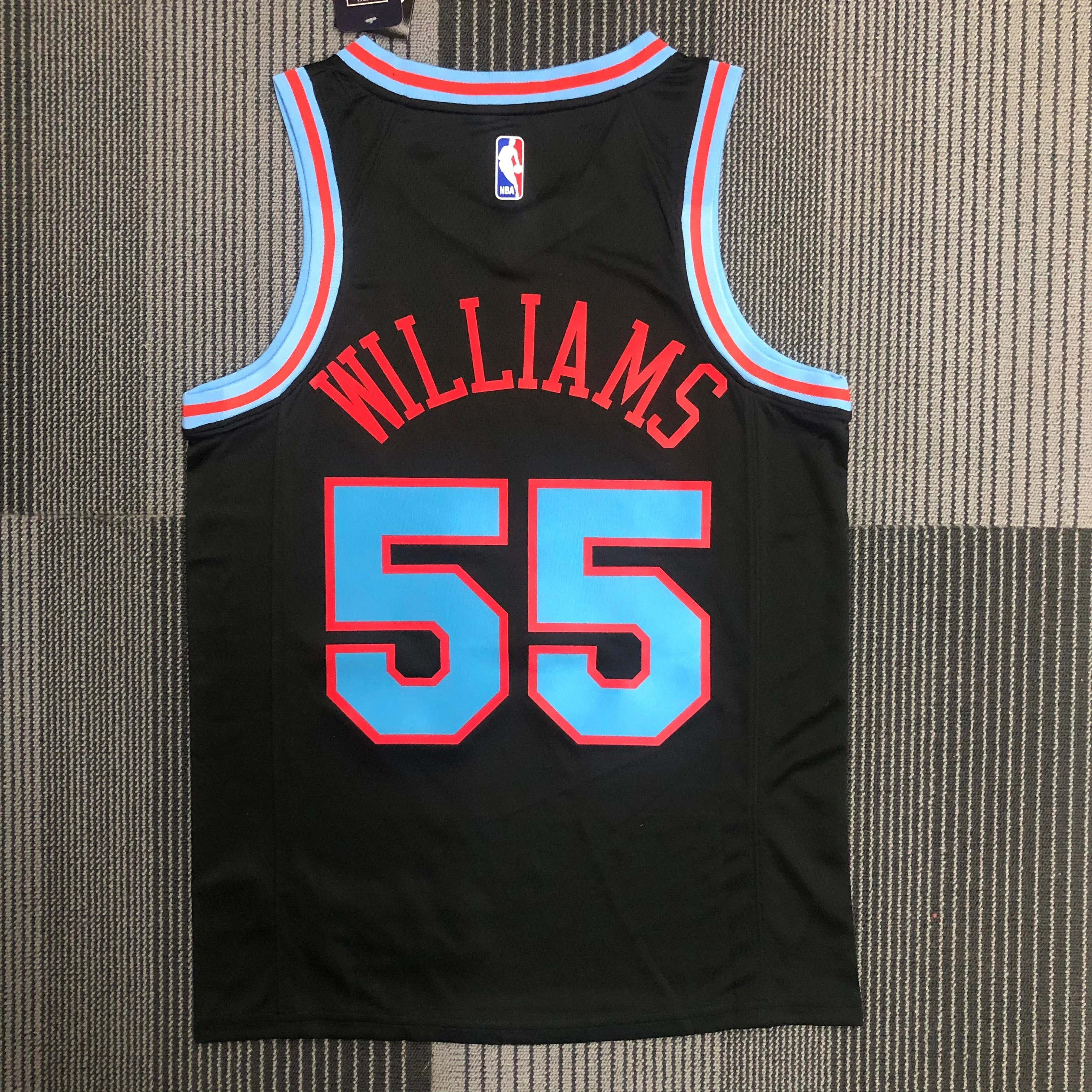 2021 NBA Sacramento Kings 55 Williams Basketball Jersey