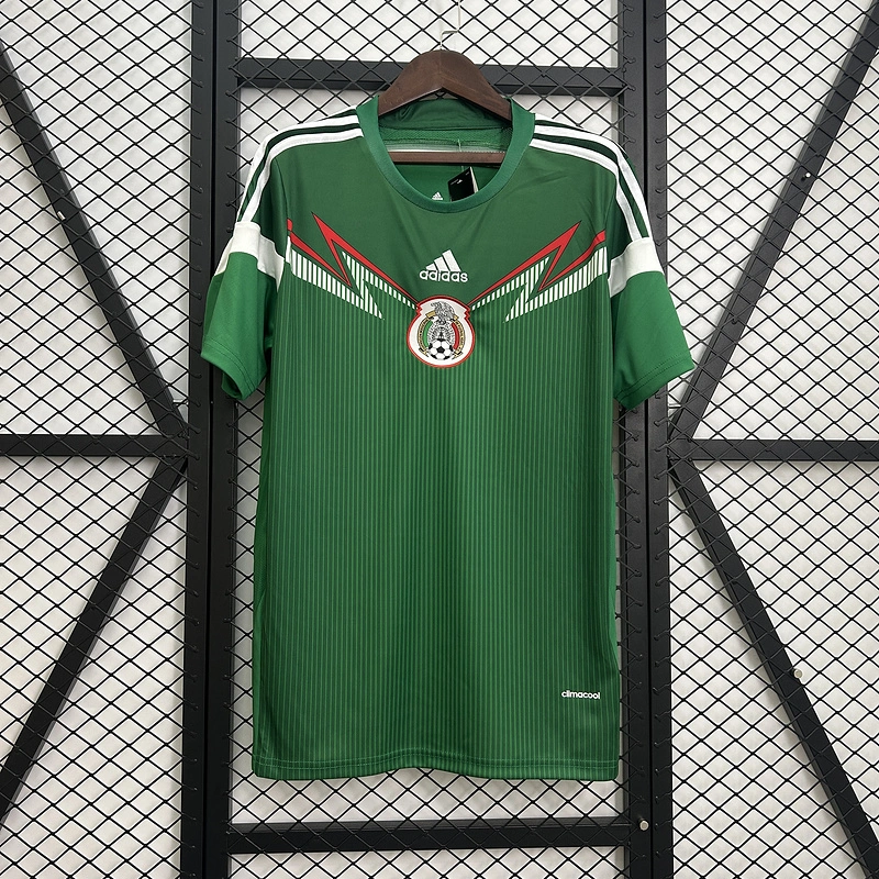 Retro 2014 Mexico Home football jersey Retro