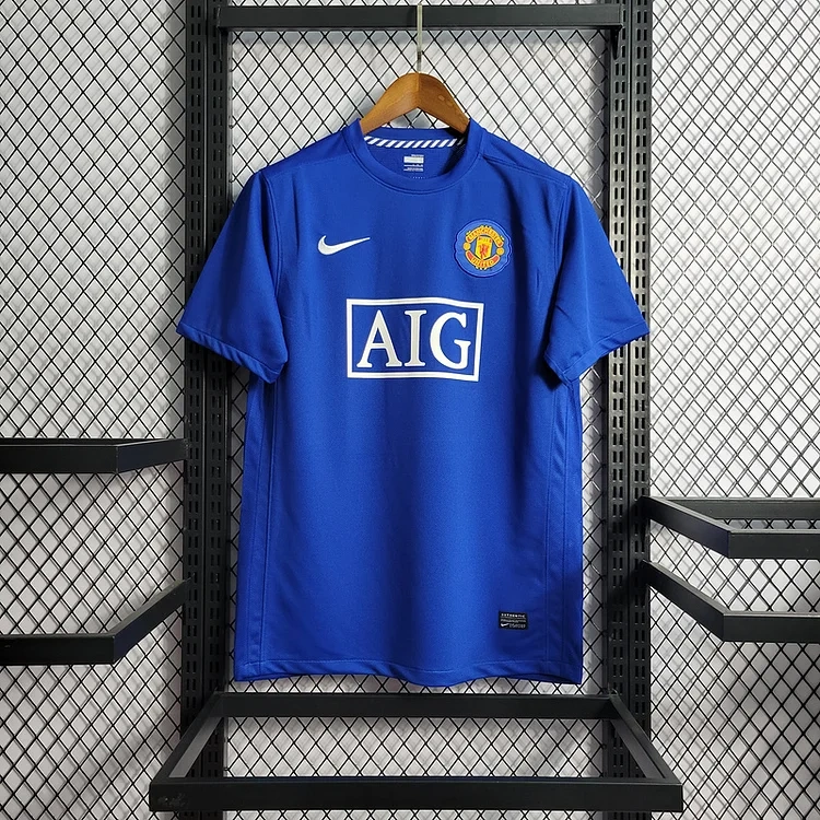 Retro 2008-09 Manchester United away retro football jersey Fan version