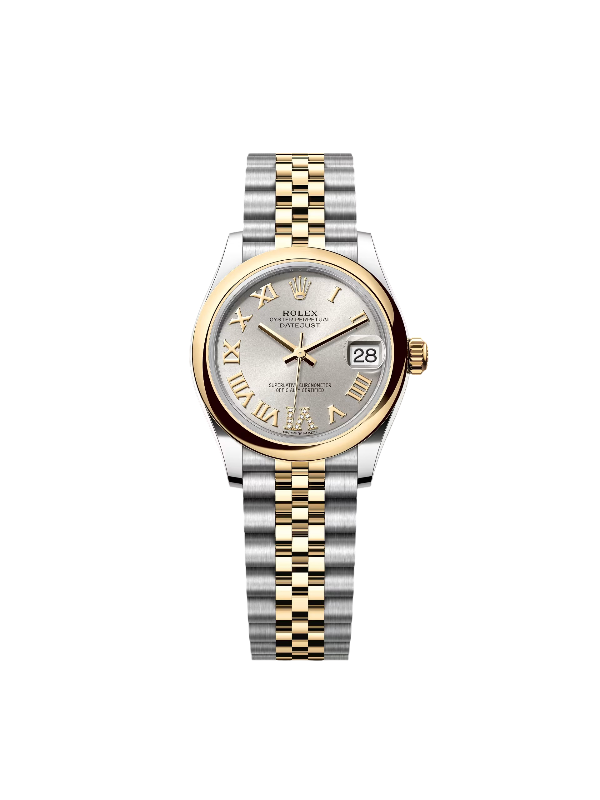 Rolex Datejust m278243-0003/0004 31mm Silver Dial Yellow Rolesor Oyster Watch