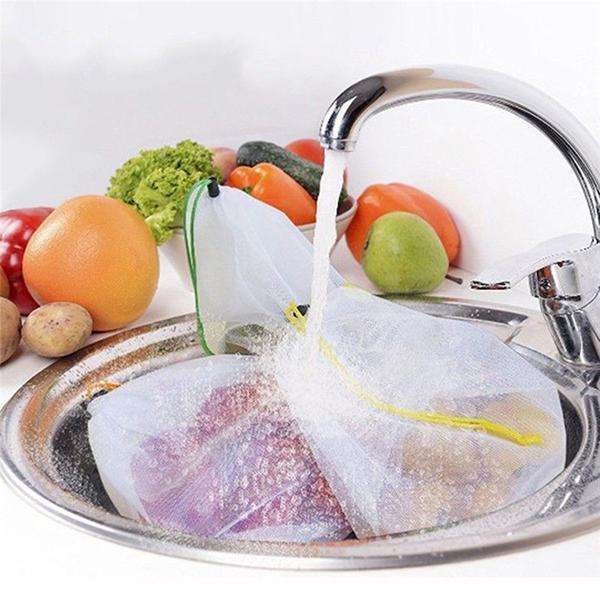 Waste Free Reusable Produce Bags(12PCS)