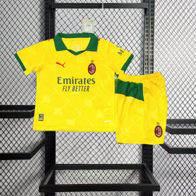 2025-26 AC Milan Third Away Kids Football Jersey