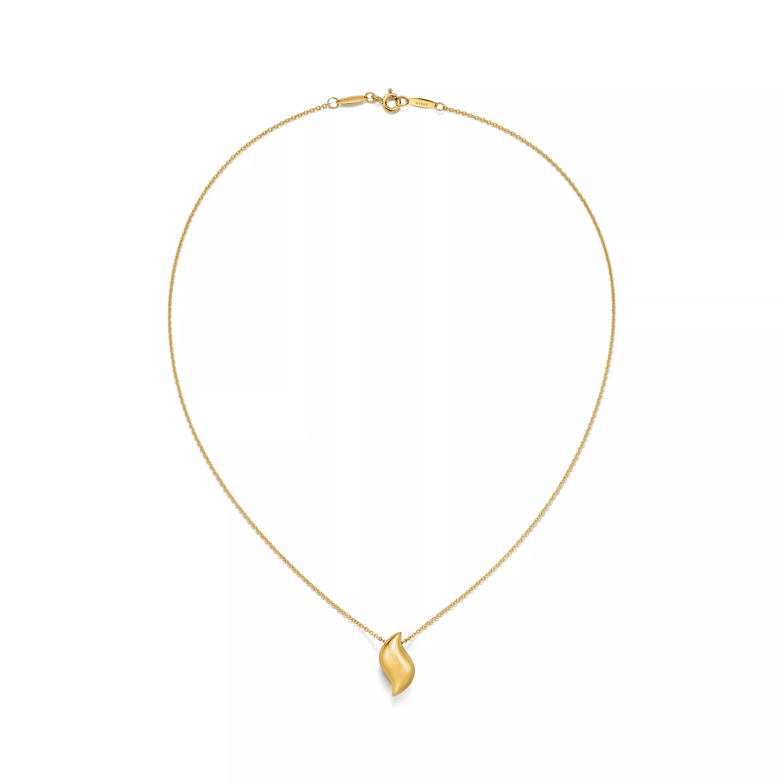 Tiffany 22228676 Elsa Peretti Feather Pendant Yellow Gold