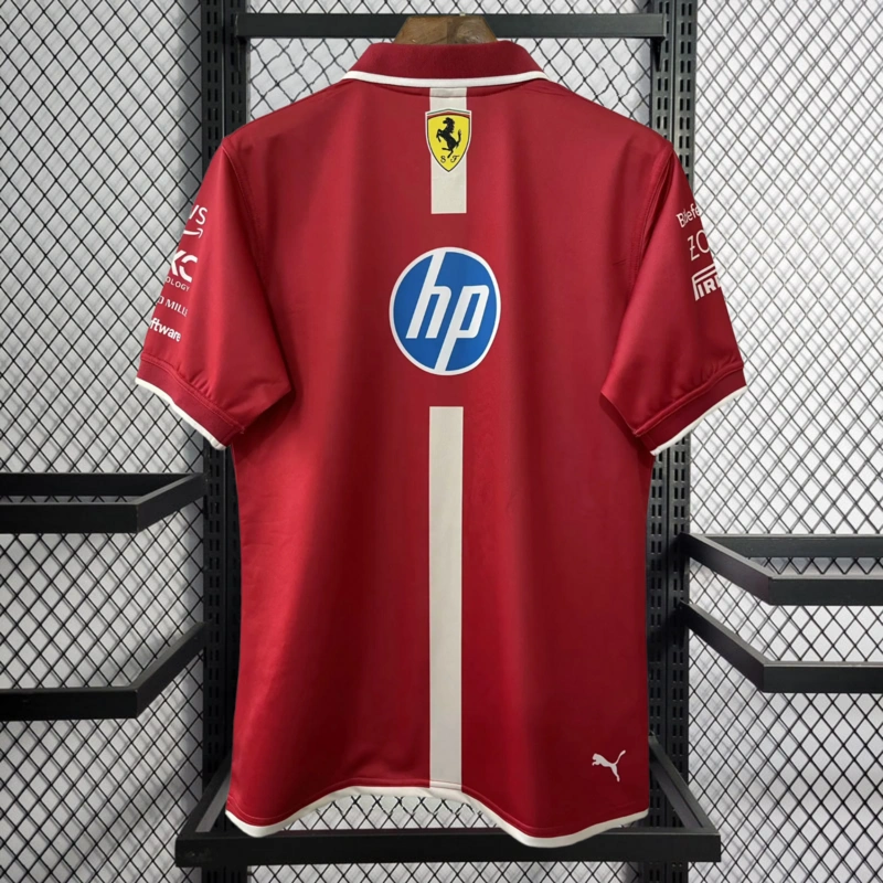 2025 F1 Ferrari Racing POLO Racing Suit