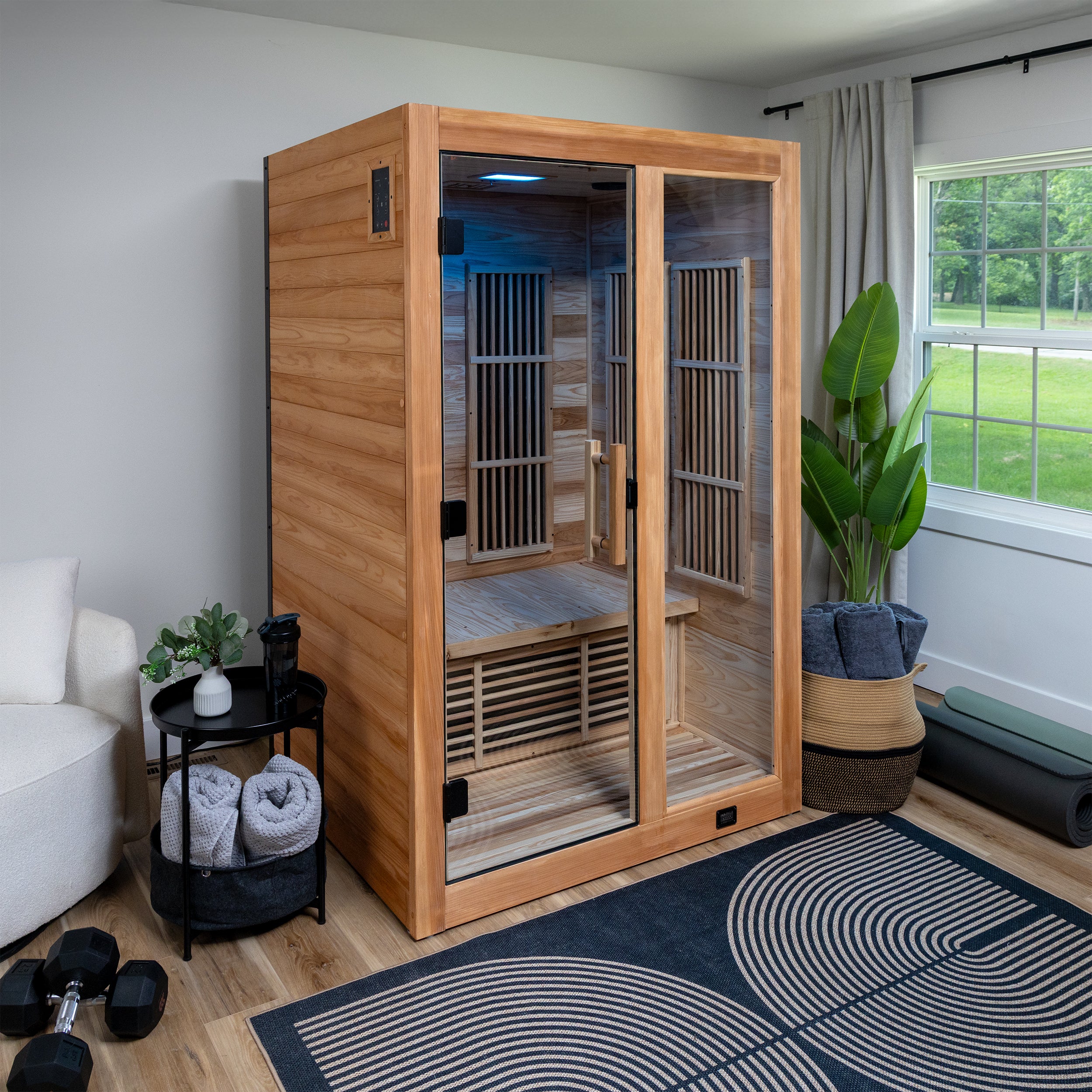Rylan Indoor Infrared Sauna �?2 Person