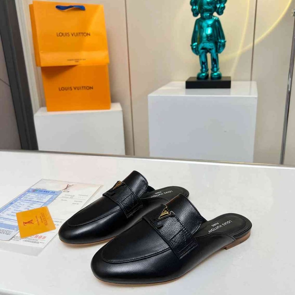 Louis Vuitton Mare Open Back Loafer Noir 1Ach5W