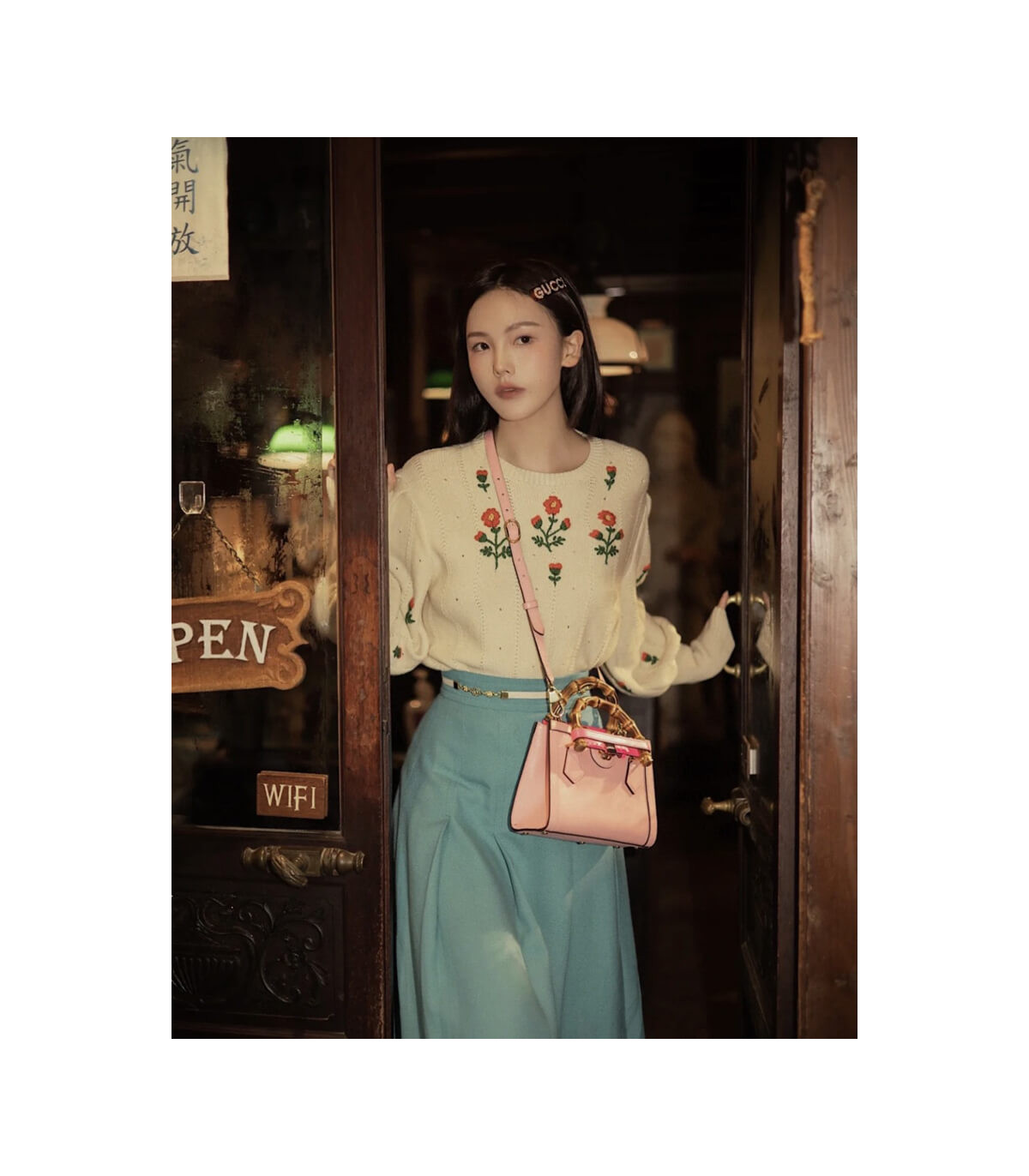 Gucci Diana Mini Tote Bag Pink