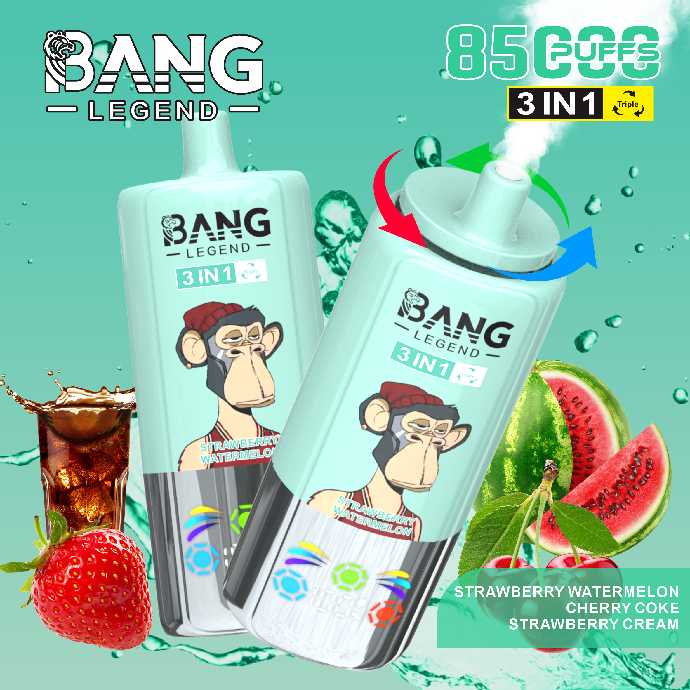 Bang Legend 85000 Puffs – 3 in 1