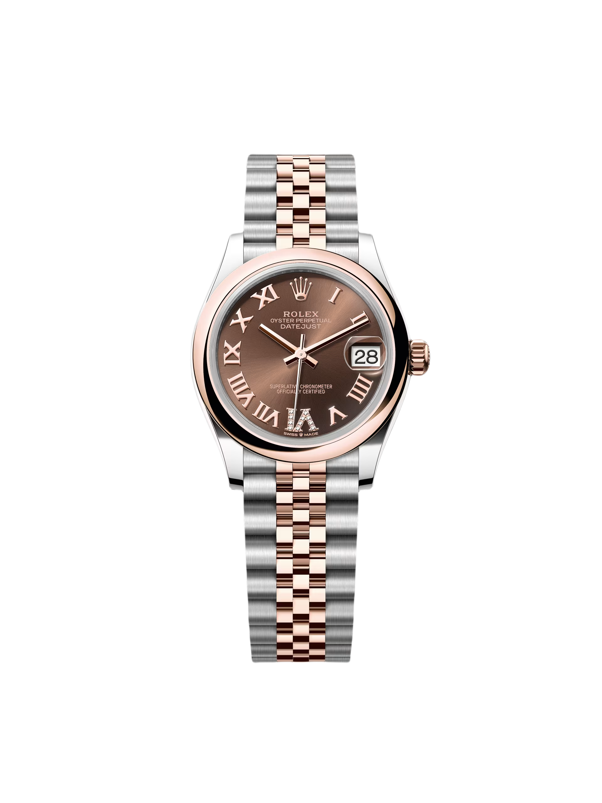 Rolex Datejust m278241-0003/0004 Chocolate 31mm Dial Oyster Bracelet Watch