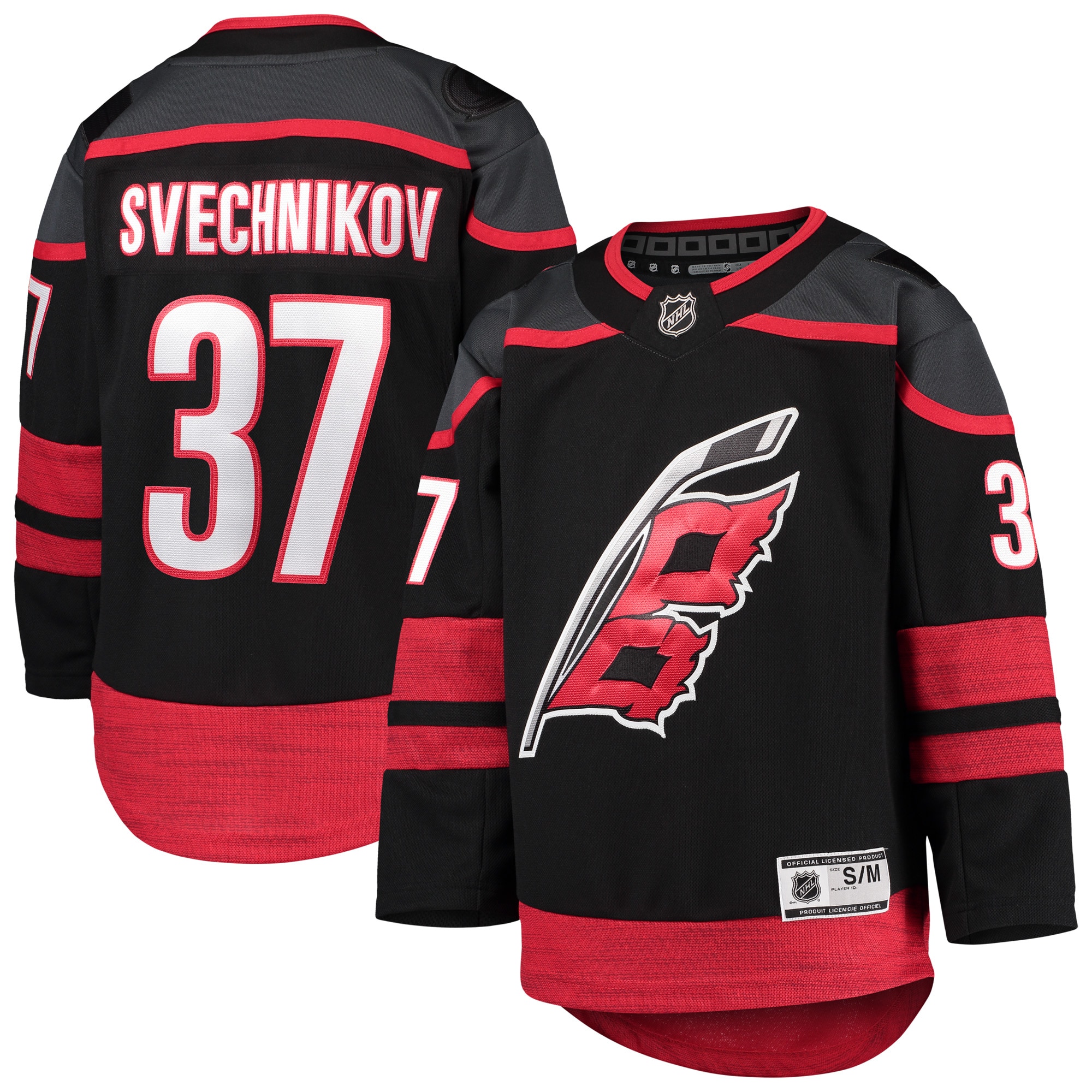 Andrei Svechnikov Carolina Hurricanes Youth Home Premier Player Jersey – Black