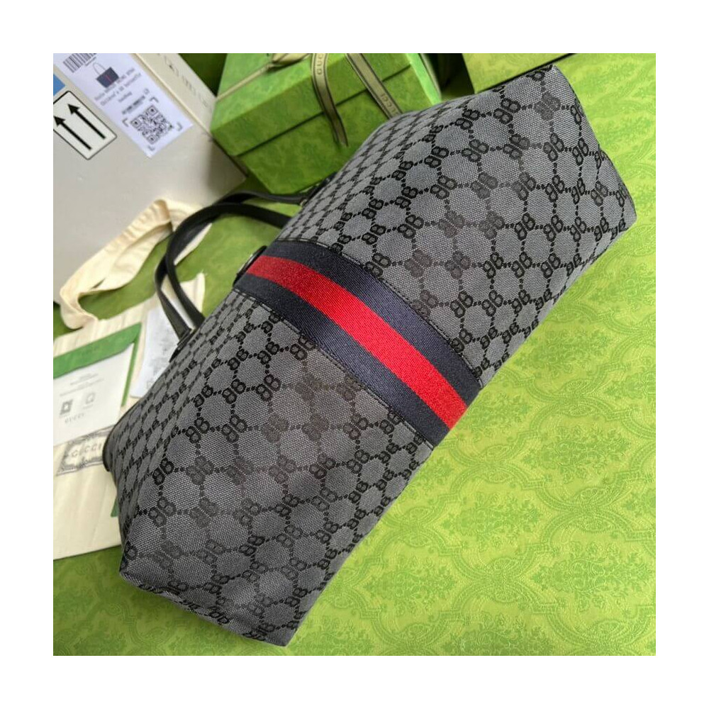 Balenciaga x Gucci Hacker Medium Tote Bag Black