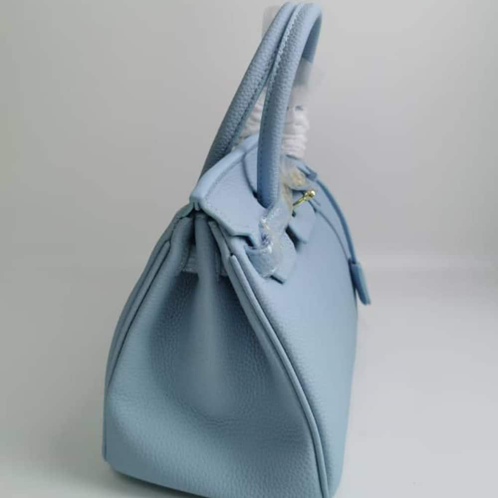Hermes Birkin 35 Togo Leather Gold Hardware Blue 35Cm