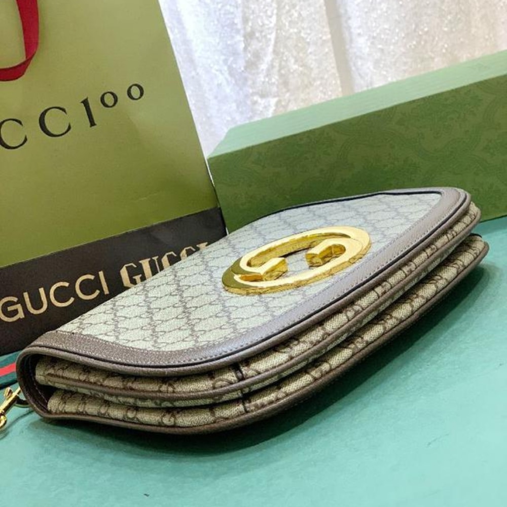 Gucci Blondie Medium Shoulder Bag Beige 29cm 699210 96iwg 8745