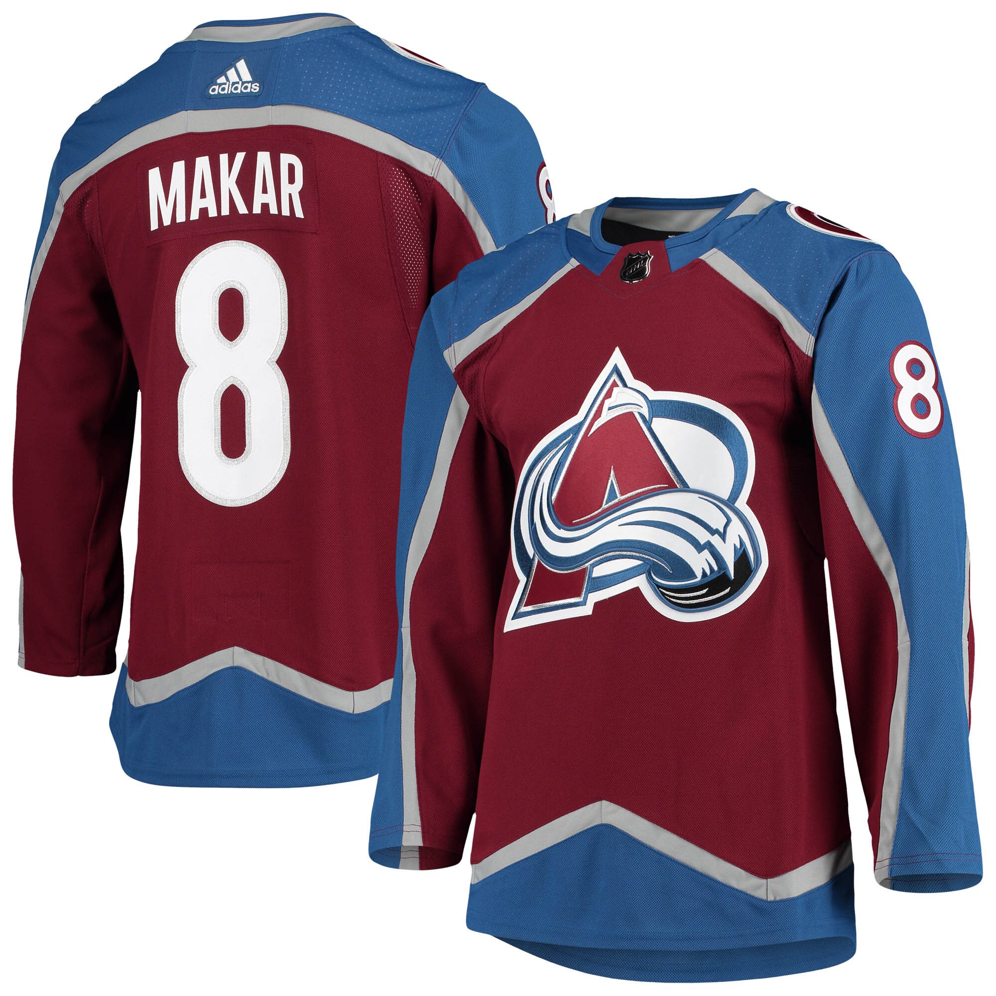 Cale Makar Colorado Avalanche adidas Home Primegreen Authentic Player Jersey – Burgundy
