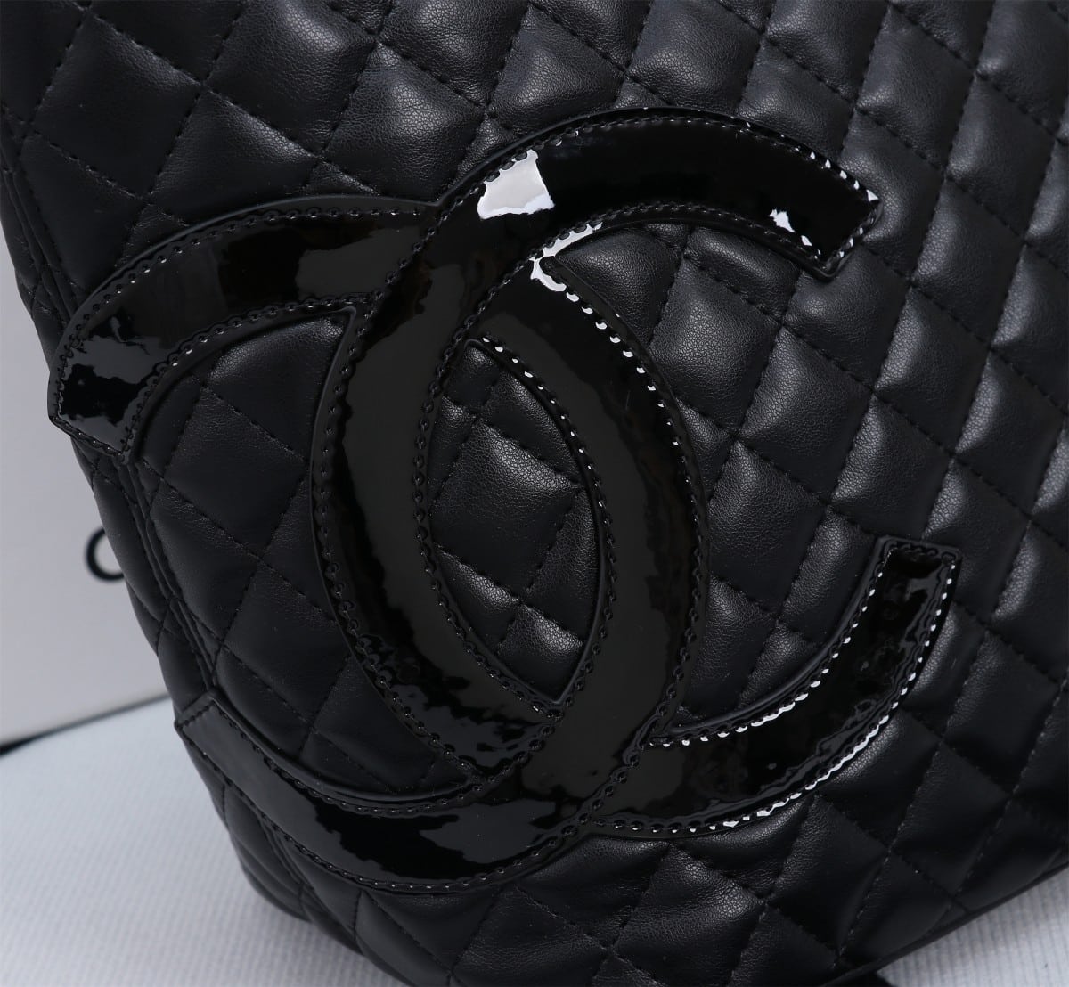 Chanel Cambon Line Large Tote Bag In Black 41Cm A25169