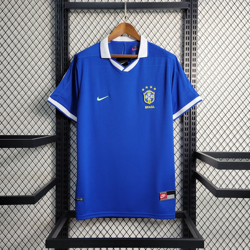 Retro 1997 Brazil away Football jersey retro