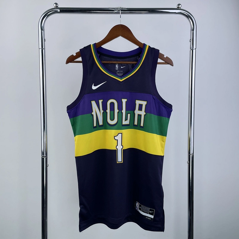 2023 NBA New Orleans Pelicans 1 WILLIAMSON Basketball Jersey