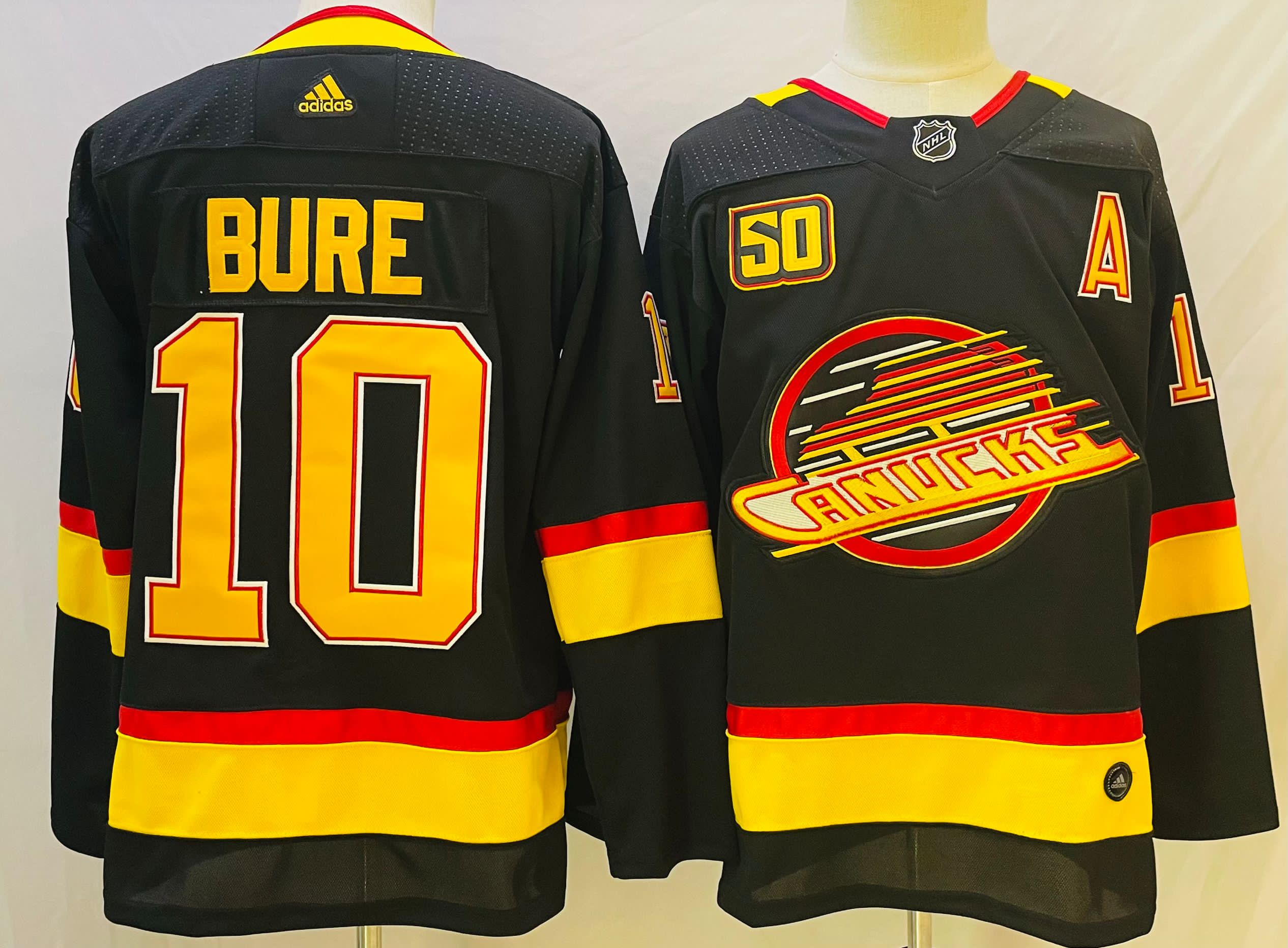 NHL Vancouver Canucks BURE # 10 Jersey