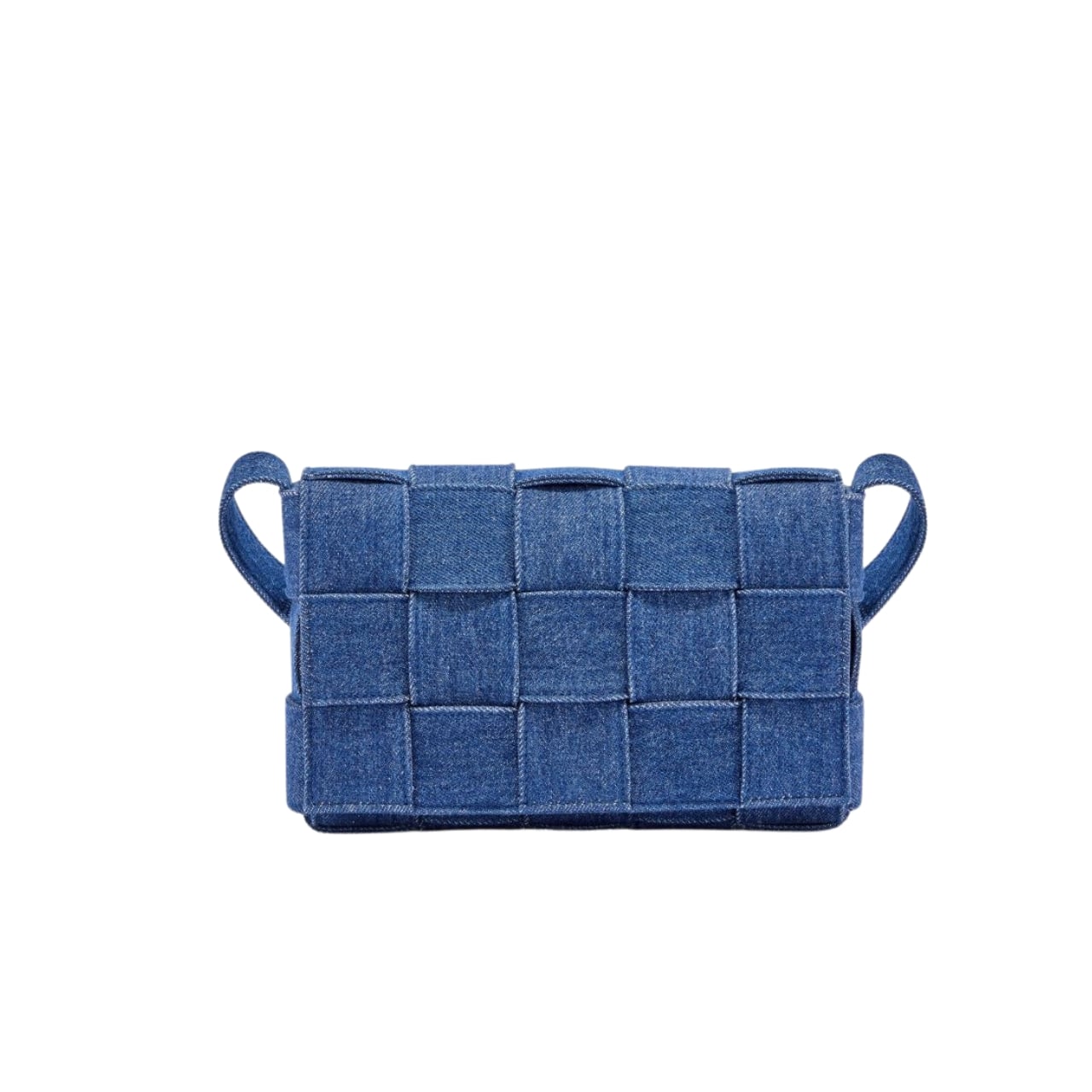 Bottega Veneta Denim Bag Blue 25Cm