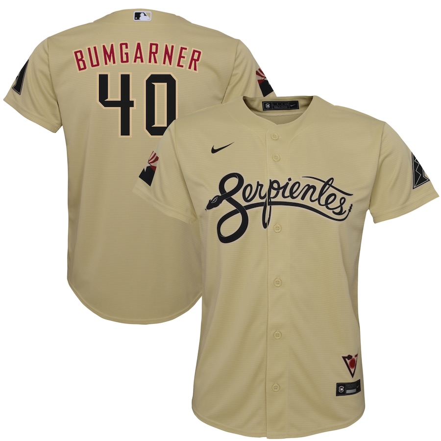 Madison Bumgarner Arizona Diamondbacks Youth City Connect Player Jersey Sand