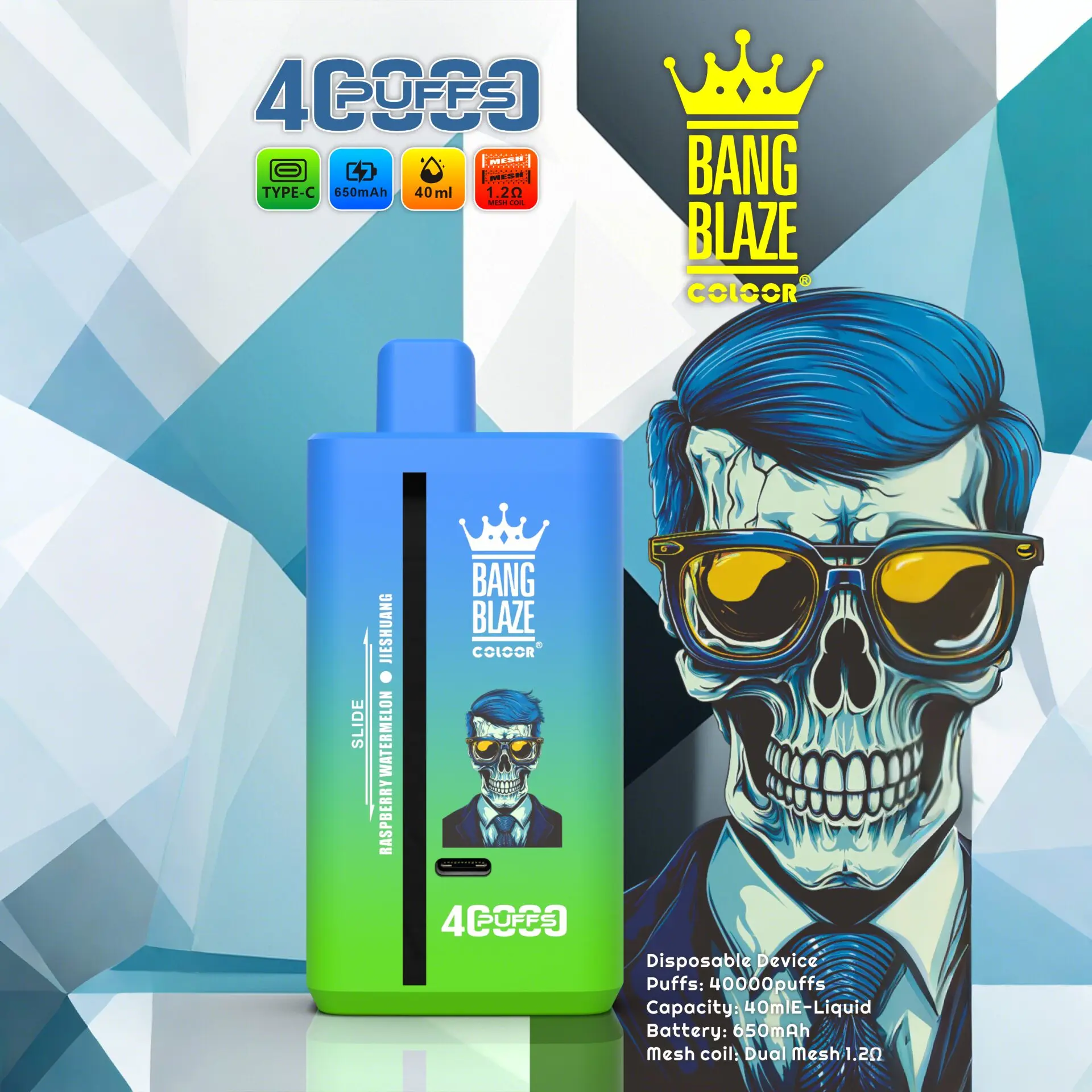 Bang Blaze 40K Double Taste Disposable Vape(3 pieces)