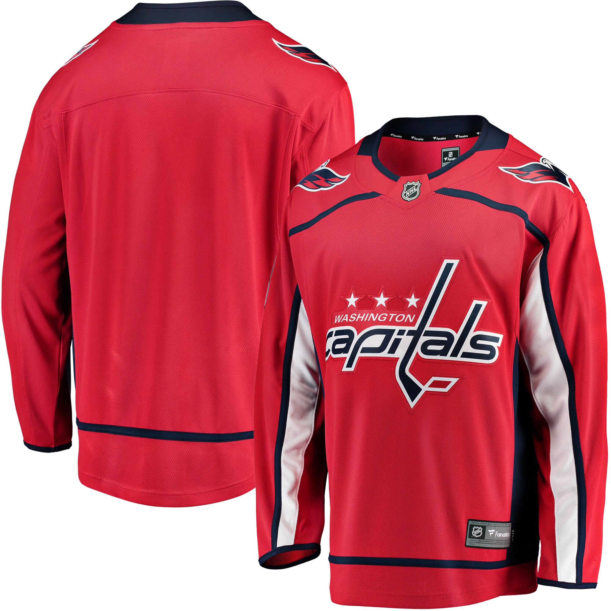 Washington Capitals Fanatics Breakaway Home Jersey – Red